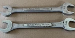Vtg Craftsman Usa 3/4" X 7/8" 44584 & 25/32" 13/16" Open End Wrench 44583. Fixed Price $10.95.