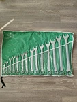 Sk Professional Tools Usa Vintage Sae 15PC Combination Wrench Set 1714 Nos. Fixed Price $289.99.