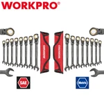 Workpro 8-PIECES/16-PIECE Flex-head Ratcheting Combination Wrench Set Metric/sae. Fixed Price $48.99.
