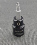 Stanley 86-335B Phillips Bit 3/8" No 1 Screwdriver Socket Black. Fixed Price $9.99.