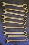 Craftsman 43443 Vintage 9 Pc Ignition Wrench Set Partial Metric Combination Usa. Fixed Price $26.00.