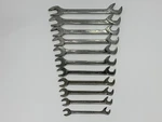 Matco Tools Usa 11PC Woea 3/8-1 Sae Polished 4-WAY Open-end Angle Wrench Set. Fixed Price $264.99.