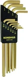 Bondhus 37938 Set 10 Goldguard Finish Ball End L-wrenches 1/16-1/4" 1EA. Fixed Price $20.36.