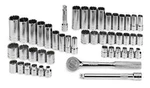 Sk Tools 94547-12 Standard & Deep Point Sae Metric 3/8" Drive Socket Set. Fixed Price $332.49.