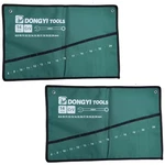 Dracra 2 Pack Wrench Roll Up Pouch Set Organizer 14 Pocket Slot C.... Fixed Price $12.40.