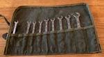 American Tool Roll Military Set Kal Wrench Of 9. Fixed Price $45.00.