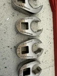 Snap On 207SFRH 3/8" Drive Piece 6 Pt Flank Flare Nut Set Thru 3/4". Fixed Price $105.00.