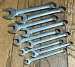 Snap On Tools Usa 5/16"- 3/4" Wrench Set Sae Combo Short Stubby 12PT Dr Lot. Fixed Price $168.00.