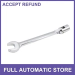 19MM Swivel Head Combination Socket Spanner Wrench Car Repairing Tool Silver. Fixed Price $17.49.