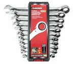 Husky Ratcheting Combination Wrench Set Metric 12-POINT Hand Tool (11-PIECE). Fixed Price $74.99.