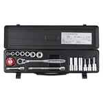 Tone Socket Wrench Set MX31340BK Drive Size: 9.5MM (3/8") Black 17-PIECE Jpn. Fixed Price $155.00.