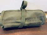 Usa Army Military Vintage Tool Set 9 Piece Wrench Socket W/canvas Roll Kit. Fixed Price $325.00.