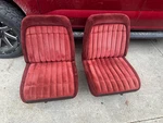 88-94 Chevy Silverado Suburban Tahoe Sierra Red Low Back Bucket Seats 87K Miles. Fixed Price $1000.00.