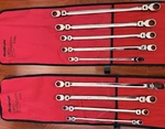 Snap-on Tools Flex Head Double Box End Wrench Ratcheting Metric Sae Usa New. Fixed Price $1100.00.