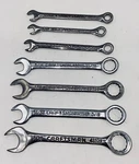 Craftsman Midget Wrenches 7/16, 11/32&3/8, 5/16&11/32, 7/32, 3/16, 13/64. Fixed Price $26.99.