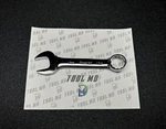 Snap-on Tools Usa New 1-3/16" Sae Short Length Chrome 12PT Combo Wrench OEX380B. Fixed Price $174.95.