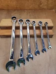 Craftsman Sae Ratcheting Combination Wrench Set 6PC Full Polish 5/16-3/4". Fixed Price $39.75.