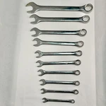 Speedway Series 10 Pc Metric Wrench Set Chrome Vanadium. Fixed Price $14.98.