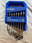 New Kobalt 2884740 Sae Flex Box End Ratcheting Combination Wrench Set 8-PIECE. Fixed Price $48.55.