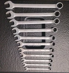 Popular Mechanics Sae Combination Wrench Set 11 Piece Cr-v Steel 1/4" 7/8". Fixed Price $22.00.