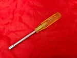 Mac ND8 1/4" 6 Point Nut Driver Clear Amber Hard Handle Usa As Is Worn S15. Fixed Price $14.25.