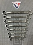 Nos Sears Craftsman 8PC Sae Heavy Duty Ratcheting Wrench Set 42444 Va Usa. Fixed Price $144.99.