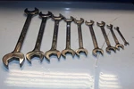 Matco Tools Combination Metric Open End Wrench Set 9PCS Usa 32MM 30MM 28MM 25MM. Fixed Price $249.00.