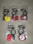 Sonic Drive-in Wacky Pack Toys: Red Button Hang-outs (5 Of 6) Near Set Lot. Fixed Price $10.20.