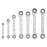 Klein Tools 68222 Box End Wrench Set,chrome,offset,sae 3LZP6. Fixed Price $238.04.
