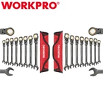 Workpro 8-PIECES/16-PIECE Metric/sae Flex-head Ratcheting Combination Wrench Set. Fixed Price $48.99.