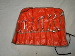 Vintage Snap On Usa Offset Box Wrenches Standard Sizes With Storage Bag. Fixed Price $275.00.