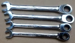 Crescent 4PC Offset Reversible Combination Ratchet Sae Wrenches. Fixed Price $35.00.
