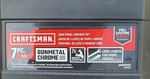 Craftsman 7PC Sae Long Panel Wrench Set Gunmetal Chrome CMMT87012. Fixed Price $29.99.