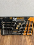 Gearwrench Sae Metric Ratcheting Combination Wrenches Standard Mm 20PC,SET 35720. Fixed Price $129.99.