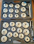 Atd 31PC 3/8DR Master Oil Filter Cartridge Wrench Socket Set W/ Case #5231. Fixed Price $204.59.