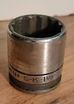 S-k Tools 47148 1-1/2IN 3/4" Drive 12 Point Socket Knurled Usa Sk. Fixed Price $22.99.
