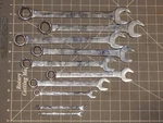 Mac Tools 10PC Sae Knuckle Saver Combination Wrench Set 1/4" 1" 12PT. Fixed Price $275.49.
