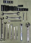 Craftsman Usa 45PC Vintage Tool Lot Ratchets Wrenches Sockets Set. Fixed Price $39.99.