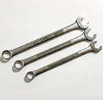 Set Of 3 Craftsman Combination Open End/box Wrenches Va- 47856, 57, 58 Usa. Fixed Price $19.99.