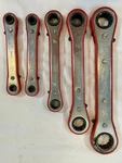 5-PIECE Sae Ratchet Box End Wrench Set,. Fixed Price $22.75.