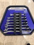 Kobalt Piece Reversible 72 Tooth Ratcheting Combination Wrench Set #0338364. Fixed Price $35.00.