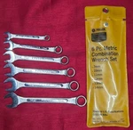 Vintage 1980S Fuller 1373 6PC. Metric Combination Wrench Set Made Japan. Fixed Price $19.99.