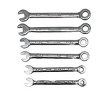 Lot Of 6 Kobalt Tool Combination Ratcheting Wrench Chrome. Fixed Price $19.99.