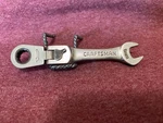 Usa Craftsman 8MM 42491 Locking Flex Head Ratcheting Stubby Wrench. Fixed Price $31.99.