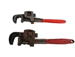Globemaster Pipe Wrench 8" 64130 Drop Forged With Red Handle + Second. Fixed Price $10.00.