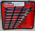 * Craftsman - Full Polished Sae 9 Pc Combination Wench Set New 1/4 To 3/4. Fixed Price $38.88.