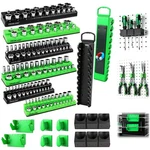 Garage Tool Organization Set - Magnetic Socket & Wrench Rack$. Fixed Price $87.91.