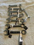 Craftsman 8PC Stubby Sae Combination Wrenches 1/4, 3/8-3/4IN., Cmmt Series. Fixed Price $32.00.