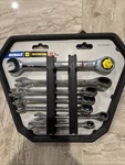 Kobalt 7 Piece Ratcheting Wrench Set #0338361. Fixed Price $38.00.