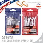 22 Pc Mini Wrench Set Metric Sae Ignition Spanner Open End Box Standard. Fixed Price $17.59.